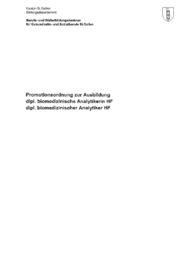 HF BMA Promotionsordnung