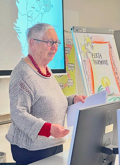 Berta Thurnherr am BZGS