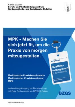 MPK Flyer Modul Qualitätsmanagement