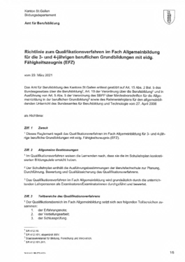 ABU Richtlinie QV 3-jährige GB