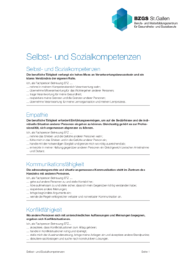 FABE SLP Beschreibung Selbst- und Sozialkompetenzen 