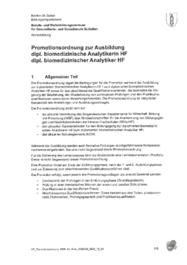 HF BMA Promotionsordnung ab Kurs SGBA26