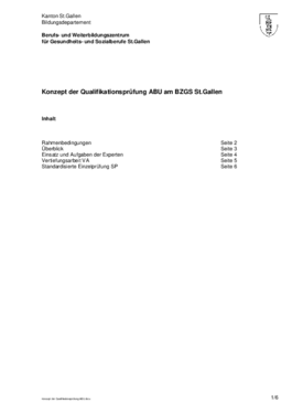 ABU Konzept Qualifikationsprüfung