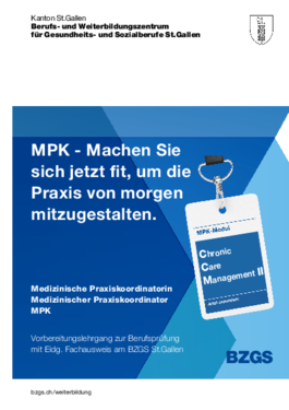 MPK Flyer Modul Chronic Care Management II