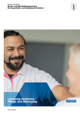 Lehrgang Assistenz Pflege und Betreuung Broschüre