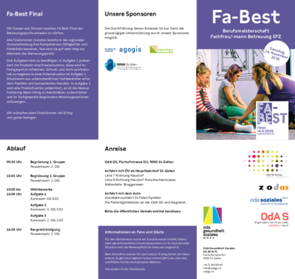 Fa-Best Final - Berufsmeisterschaft Fachfrau/-mann Betreuung EFZ