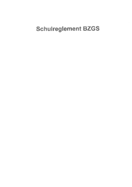 Schulreglement