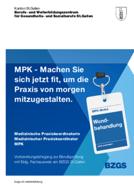 MPK Flyer Modul Wundbehandlung