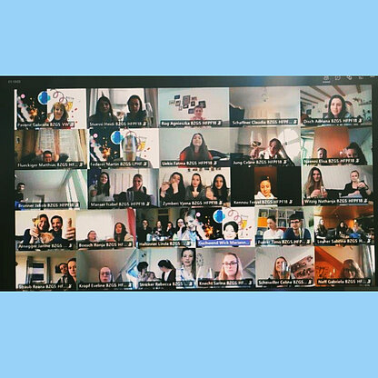 Digitale Diplomfeier mit dem Kurs HFPF 18 – Corona zum Trotz