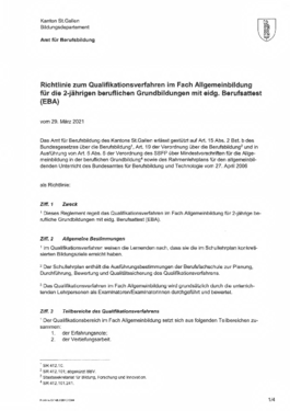 ABU Richtlinie QV 2-jährige GB